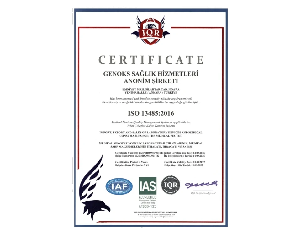 13485 - Genoks Genetics | NIPT, Carrier Screening, Oncogenetics and WES Services
