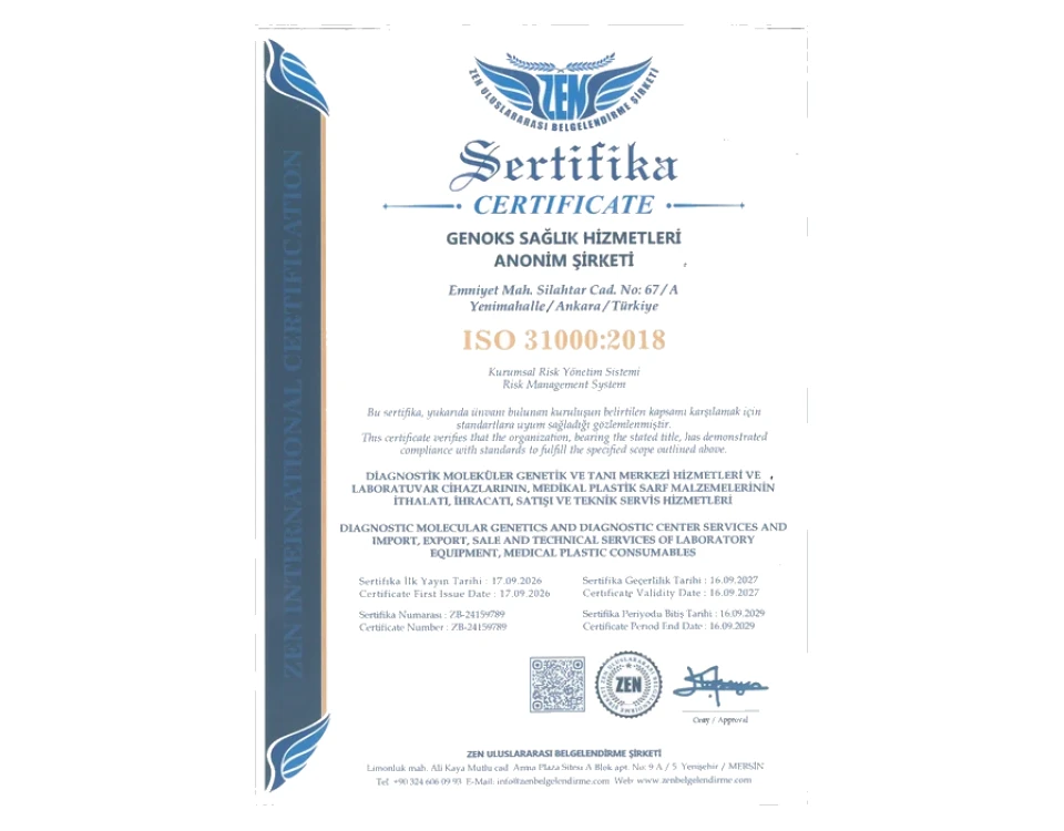 31000 - Genoks Genetics | NIPT, Carrier Screening, Oncogenetics and WES Services