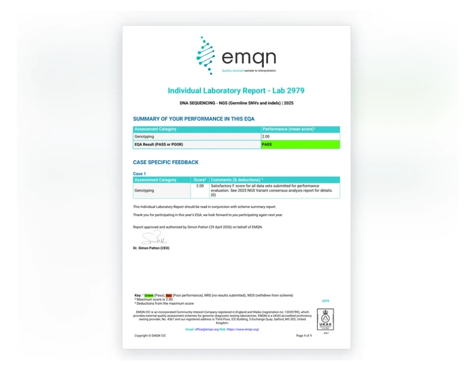 emqn-ngs-2025 - Genoks Genetics | NIPT, Carrier Screening, Oncogenetics and WES Services