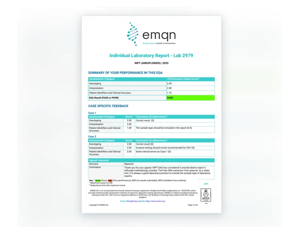 emqn-nipt-2025 - Genoks Genetics | NIPT, Carrier Screening, Oncogenetics and WES Services